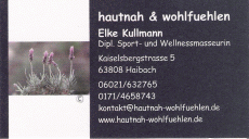 Hautnah & Wohlfühlen : Hautnah & Wohlfühlen Sport und Wellnessmassagen